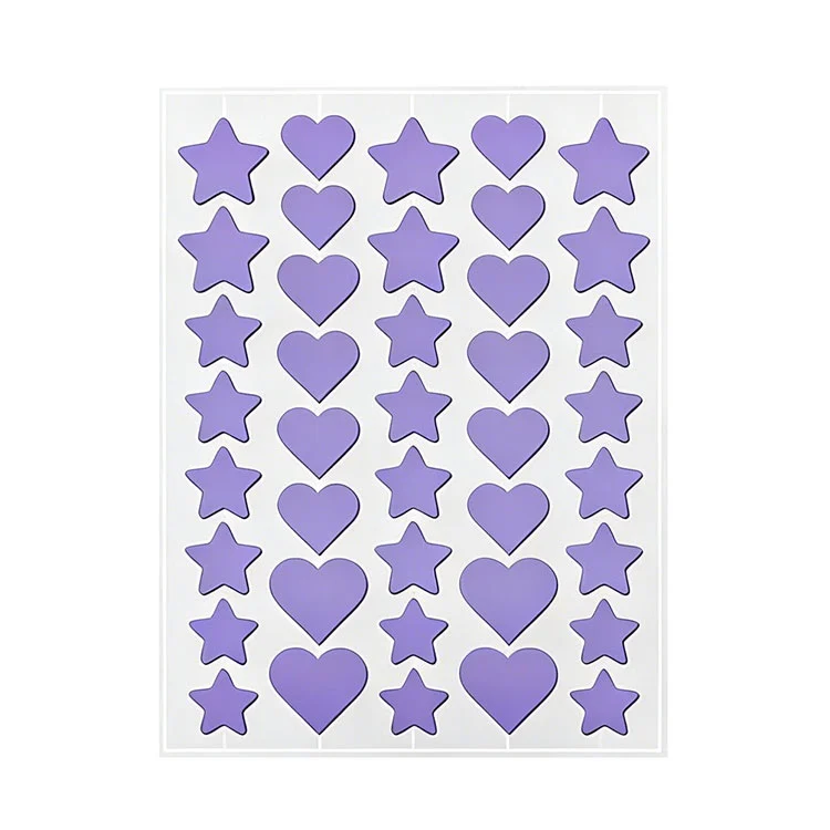 వైద్యం కోసం అందమైన స్టార్ మొటిమలు